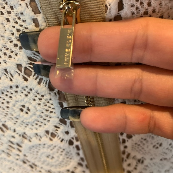 Anne Klein shift dress size 8 new without tags Lace top Tan Midi sleeveless - Picture 5 of 12